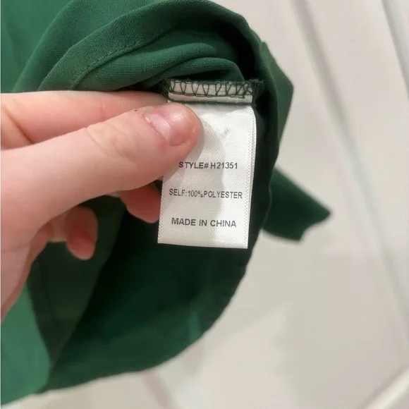 JODIFL Forest Green Blouse - Picture 4 of 4